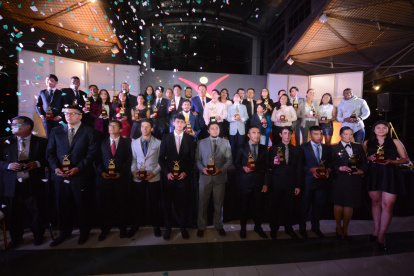 Los deportistas reconocidos como los mejores de 2019 del Team Pichincha.