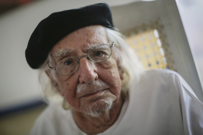MANAGUA. Ernesto Cardenal en una de sus apariciones públicas en febrero de 2017.