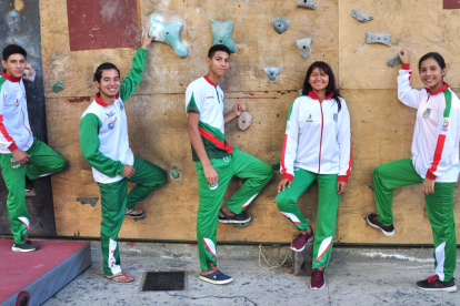 Los cinco deportistas que representaran a Manabi en el campeonato nacional de escalada