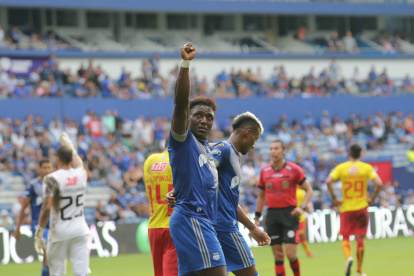 Roberto Ordóñez fue la figura de Emelec en la goleada ante Aucas.