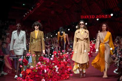Pasarela de la casa de moda Chloe en el Melbourne Fashion Festival en Australia.