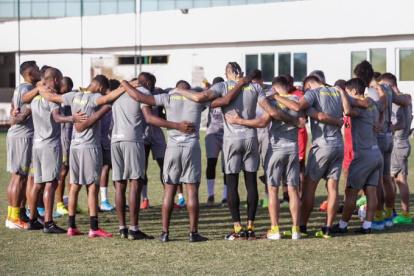 El Ídolo del Astillero tuvo una práctica en Brasil.