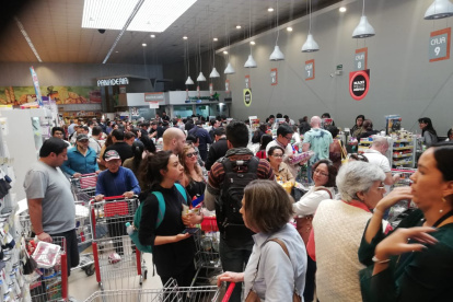 A los supermercados del norte de Quito llegaron más clientes la mañana de este 12 de marzo de 2020.