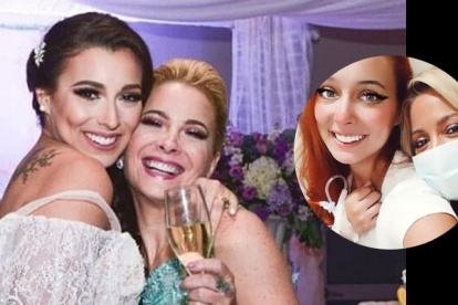 Marián está usando mascarilla por recomendación médica. Tiene las defensas bajas.