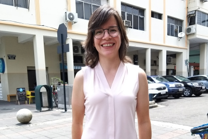 Gina Galeano, presidenta de la Mesa de la Movilidad.