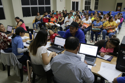 Algunos esperaron a última hora para realizar esta actividad, pero no todos lograron su objetivo.