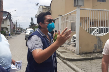 Un momento reportado esta tarde, en Villa España.