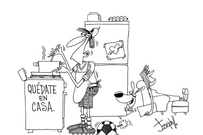 ...hasta la cuarentena es machista.