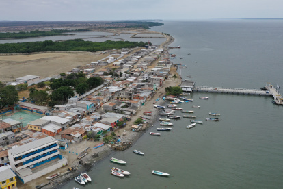 Una vista panorámica de la isla Puná, donde se recrudecieron las medidas de protección.
