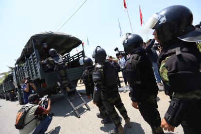 Una fotografía de los militares, en octubre pasado, durante el paro nacional.

agosto   del 2019 AMELIA ANDRADE, Guayaquil-Ecuador

Agencia (ag-expreso)