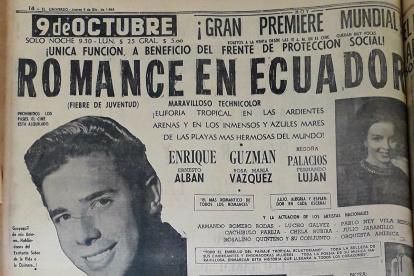 Romance en Ecuador tuvo como su estrella principal a Enrique Guzmán.