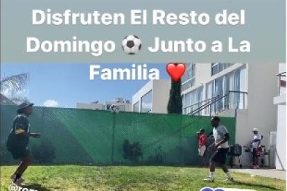 Renato Ibarra disfruta de la libertad compartiendo con su familia