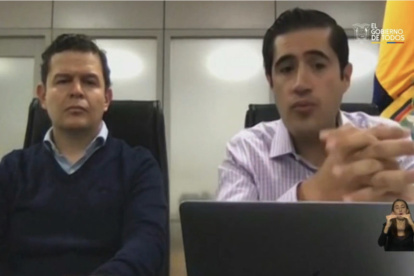 El ministro de Finanzas, Richard Martínez, dio una rueda de prensa virtual para detallar las decisiones económicas.