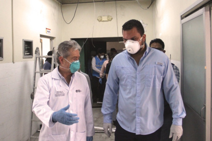 Acto.La noticia fue emitida por el ministro de Salud, Juan Carlos Zevallos.