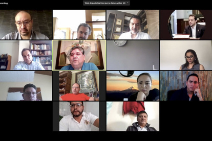 La Comisión de Régimen Económico en sesión virtual recibió a los representantes de la banca