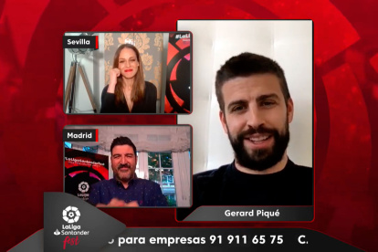 Gerard Piqué se sumó al festival benéfico para pedir a todos los españoles a quedarse en casa.