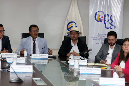 A inicios de marzo se produjo una de las últimas sesiones presenciales del CPCCS en la sede de Quito.