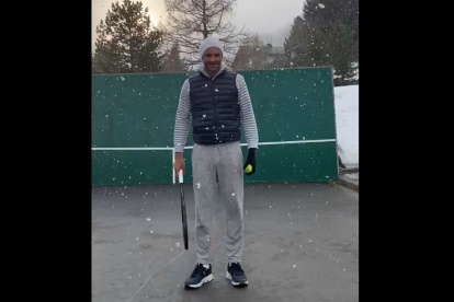 El tenista suizo Roger Federer demostró que "todavía me acuerdo cómo hacer algunos trucos".