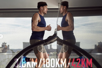 El triatleta alemán Jan Frodeno cumplirá con un Ironman en casa. La maratón la cubrirá en una caminadora.