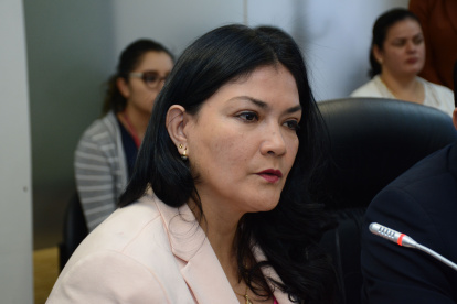 La exministra Catalina Andramuño fue convocada nuevamente para la próxima semana a la Asamblea Nacional.