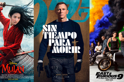 Los estrenos más grandes del 2020 se han movido al siguiente año.