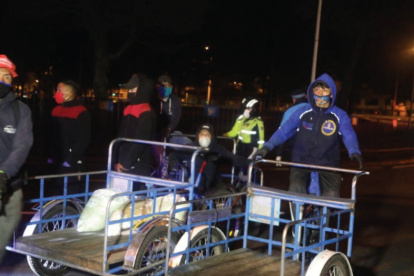 Autoridades hicieron una intervención en el mercado Mayorista del sur de Quito en donde se aglomeran las personas.