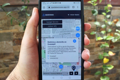 La aplicación fue creada por Gonzalo Andrade, exalumno de la Espol.