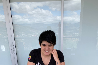 Carla Heredia estuvo en Estados Unidos y recién hoy podrá ir a casa. Estuvo aislada dos semanas.