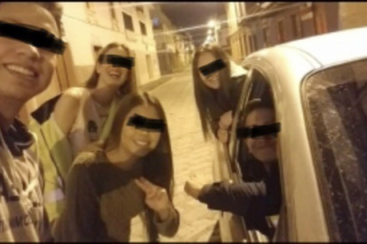 Hecho. Esta es la foto que circuló en las redes y sirvió de evidencia.