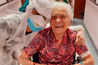 Sus médicos han recalcado que la mujer siempre mantuvo su positivismo.