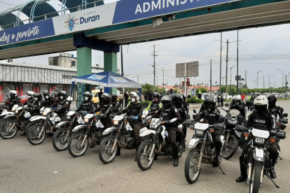 Tarea. Uno de los simulacros se realizó en el Puente de la Unidad Nacional, en Durán.
