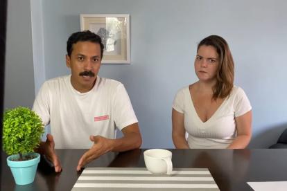 El día en que la pareja infectada con Coronavirus lanzó el video para hablar de su caso que atrajo la atención ciudadana.
