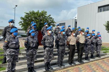 Participación. Un total de 20 uniformados trabajarán en la provincia.