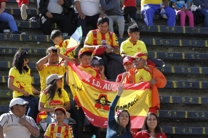 La hinchada de Aucas podrá ganar premios en los canales oficiales del equipo.