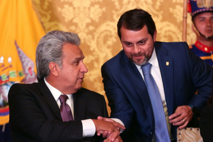 El presidente Lenín Moreno no aceptó la renuncia de Paúl Granda al IESS