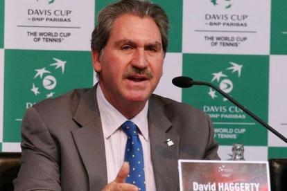 El presidente de la ITF, el estadounidense David Haggerty, anunció las medidas de contingencia ante el coronavirus