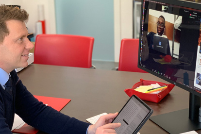 En tiempo de la pandemia del COVID-19 no se descuida la asistencia espiritual.