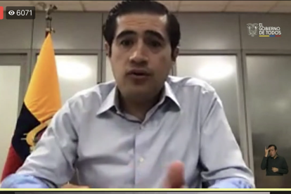 El ministro de Finanzas, Richard Martínez, dio detalles de las medidas económicas.