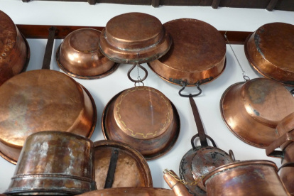 Ollas de cobre.