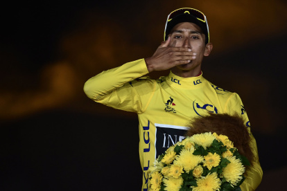 El ciclista colombiano Egan Bernal fue el monarca del Tour de Francia 2019. Este año pretende refrendarlo.