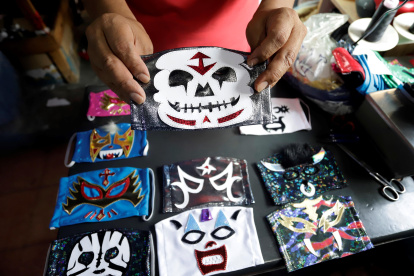 La obra de José Huerta tiene mucha demanda en México, donde la lucha libre es una de las disciplinas más tradicionales.