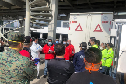 En el parque Bicentenario de Quito hubo una reunión de coordinación para el simulacro de la próxima semana