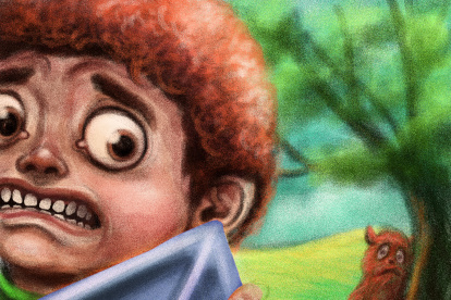 El dibujo refleja el cuento ganador titulado “El don”, escrito por el doctor Moisés Solórzano Blanco y que habla de una cometa