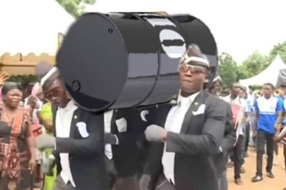Los famosos bailarines de Ghana se hicieron presentes también en estos memes.