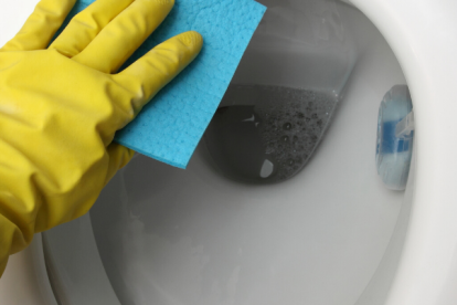 Limpiar el baño es una tarea indispensable que debe hacerse con cuidado absoluto.