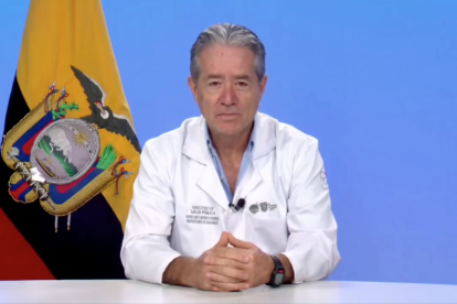 El ministro de Salud, Juan Carlos Zevallos, en una declaración virtual pasada.
