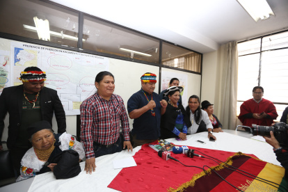 La Conaie encabezó el denominado paro nacional de octubre pasado provocado por la eliminación del subsidio al combustible, medida que después el Gobierno derogó.