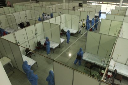 180 profesionales de la salud atenderán a los infectados y vivirán allí.