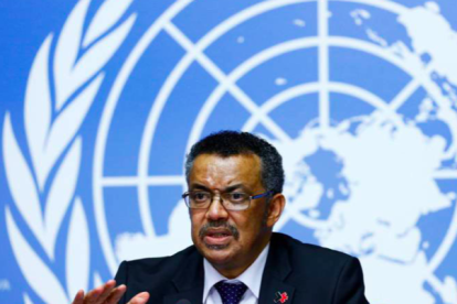 Autoridad. Adhanom, exministro de Salud de Etiopía, dirige la OMS.