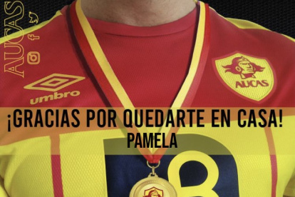 Medalla que el equipo oriental envía a sus seguidores por participar en la web.